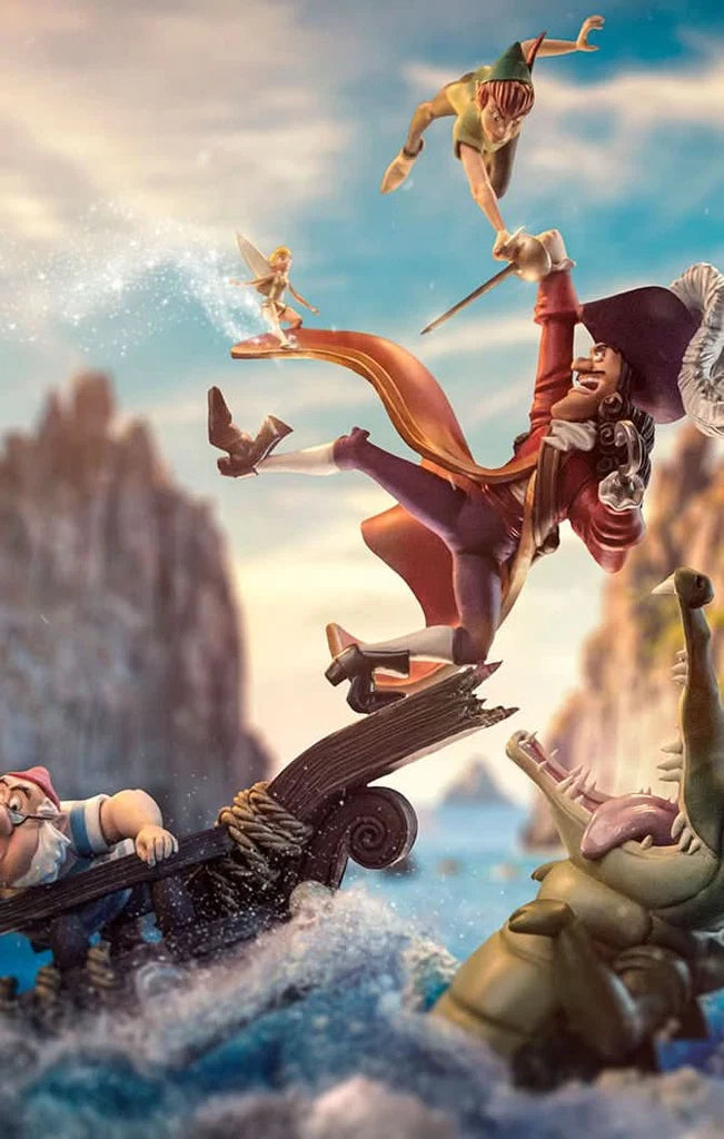 Iron Studio's Statue Peter Pan vs Hook Deluxe - Disney 100th - Art Scale 1/10 - Started With The Mouse