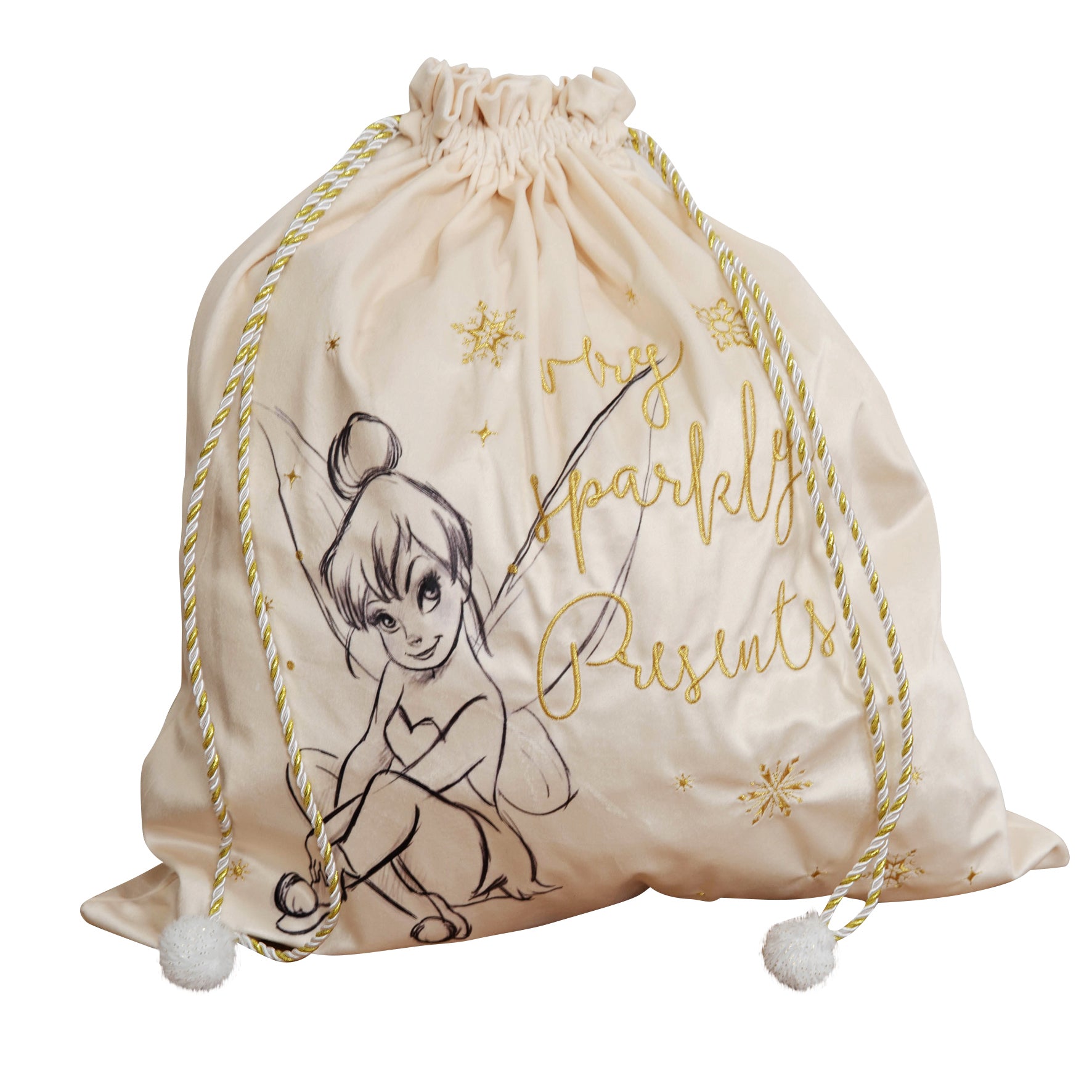 Disney Fluwelen Tinkerbel Kerstzak - [shop_namen] - [product-type] 