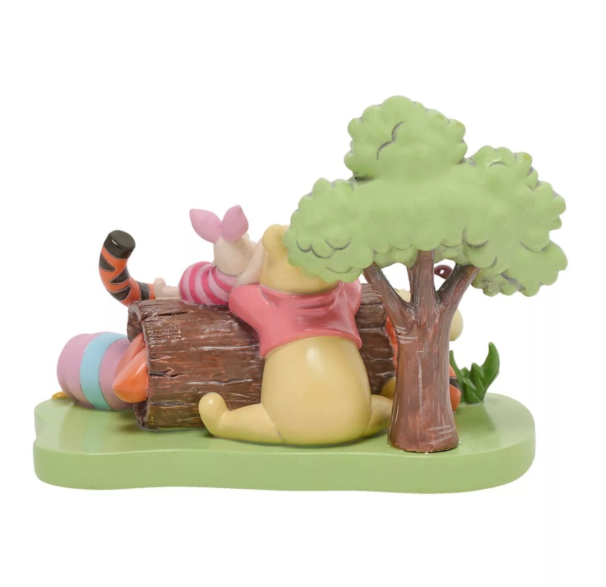 Winnie the Pooh en vrienden beeldje met baby thema decoratie voor kinderkamer of vitrinekast