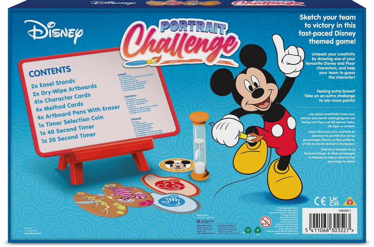 Disney Portrait Challenge Bordspel