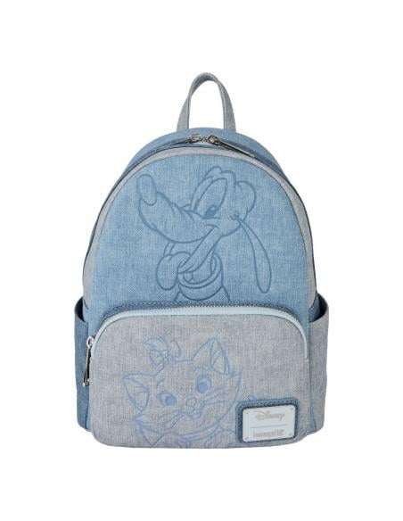 Stijlvol en speels: deze Loungefly Dogs and Cats tas in faux denim is een must-have voor elke Disney-liefhebber!
