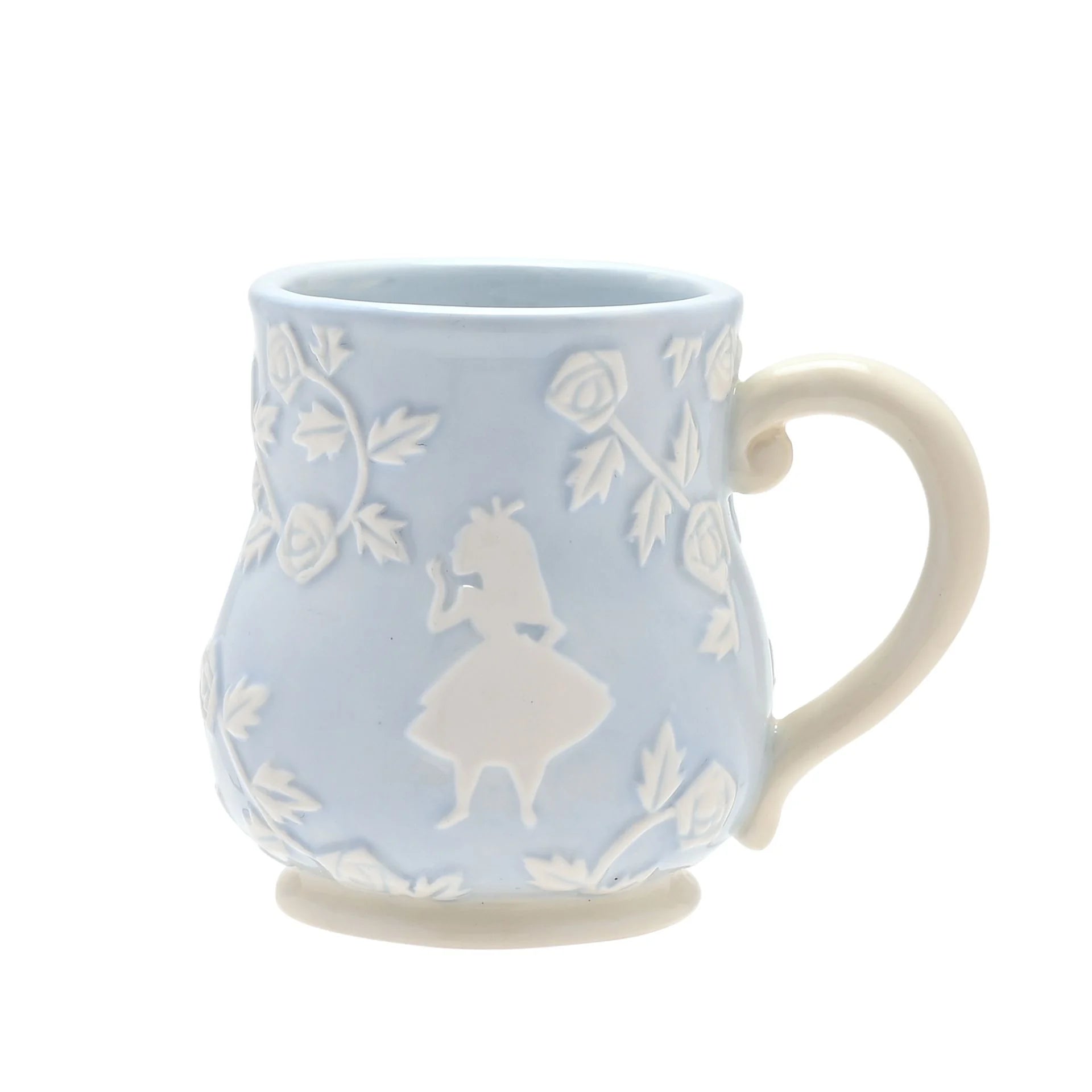 "Alice in Wonderland beker met een kleurrijke illustratie van Alice"