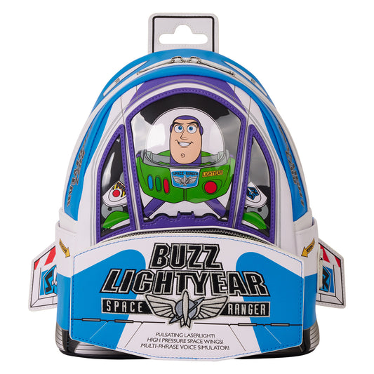 "Loungefly Toy Story rugzak met Buzz Lightyear design, ideaal voor school, werk of dagelijks gebruik."