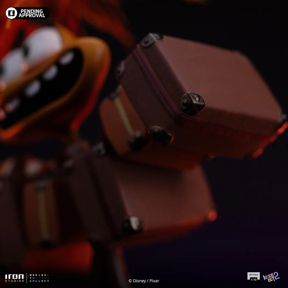Voeg een flinke dosis emotie toe aan je collectie met deze speelse en gedetailleerde Anxiety statue uit Pixar’s Inside Out 2!