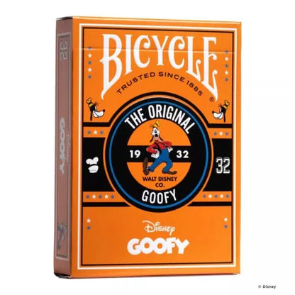 Speel met een glimlach met de Bicycle Goofy spelkaarten! Hoogwaardige kaarten met vrolijke illustraties van Disney’s Goofy maken elk potje leuker. Perfect voor kaartliefhebbers en Disney-fans.