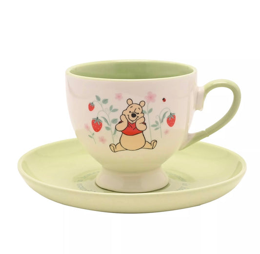Disney Winnie de Poeh kop en schotel – keramische theeset met Honderd Bunderbos design