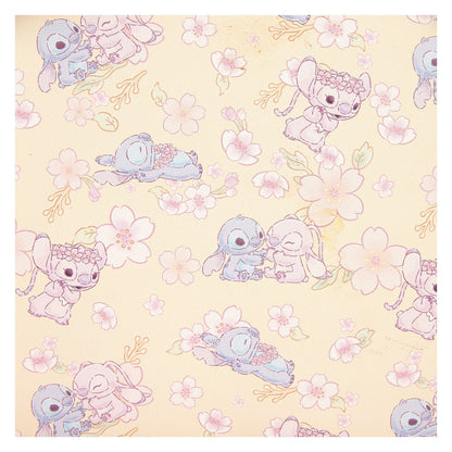 Schattige Stitch tas van Loungefly met zachte kersenbloesemprint en elegante afwerking.
