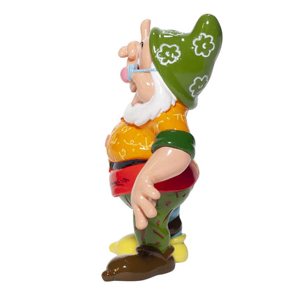 Kleurrijk Doc beeldje door Romero Britto dat Disney’s klassieke Sneeuwwitje-personage een speelse popartlook geeft.