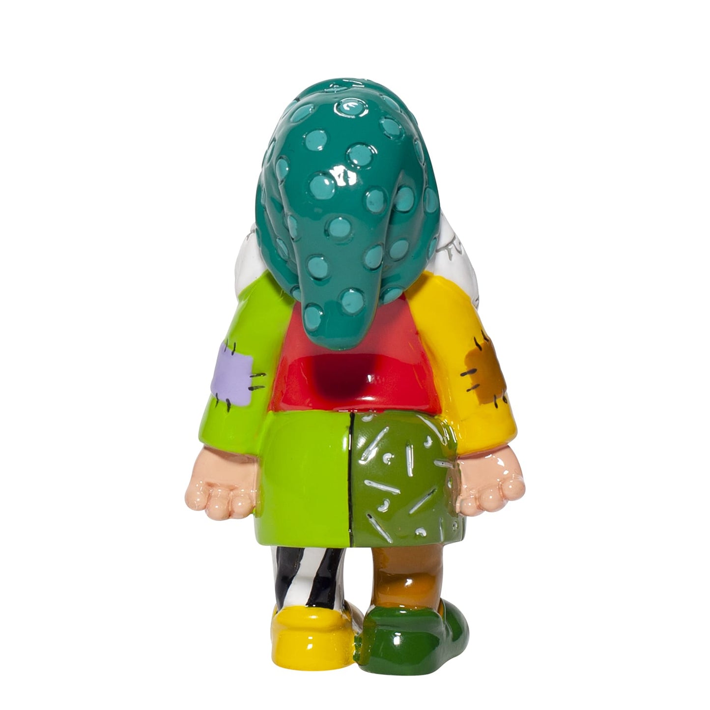 Handgemaakt en handbeschilderd Sleepy miniatuur van Romero Britto, verpakt in stijlvolle geschenkdoos.