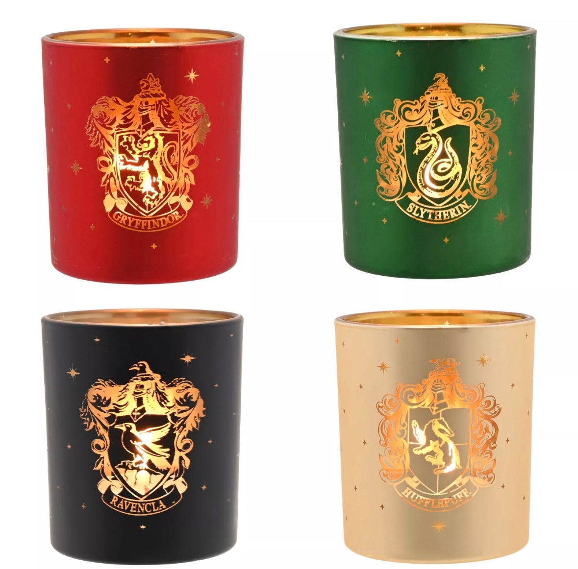 Harry Potter set van 4 Theelichthouders