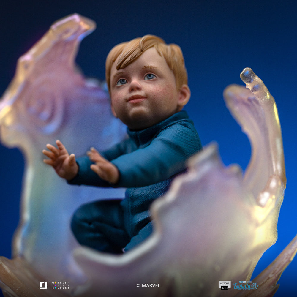 Exclusief handbeschilderd Marvel-beeldje van Invisible Woman uit een gelimiteerde editie.