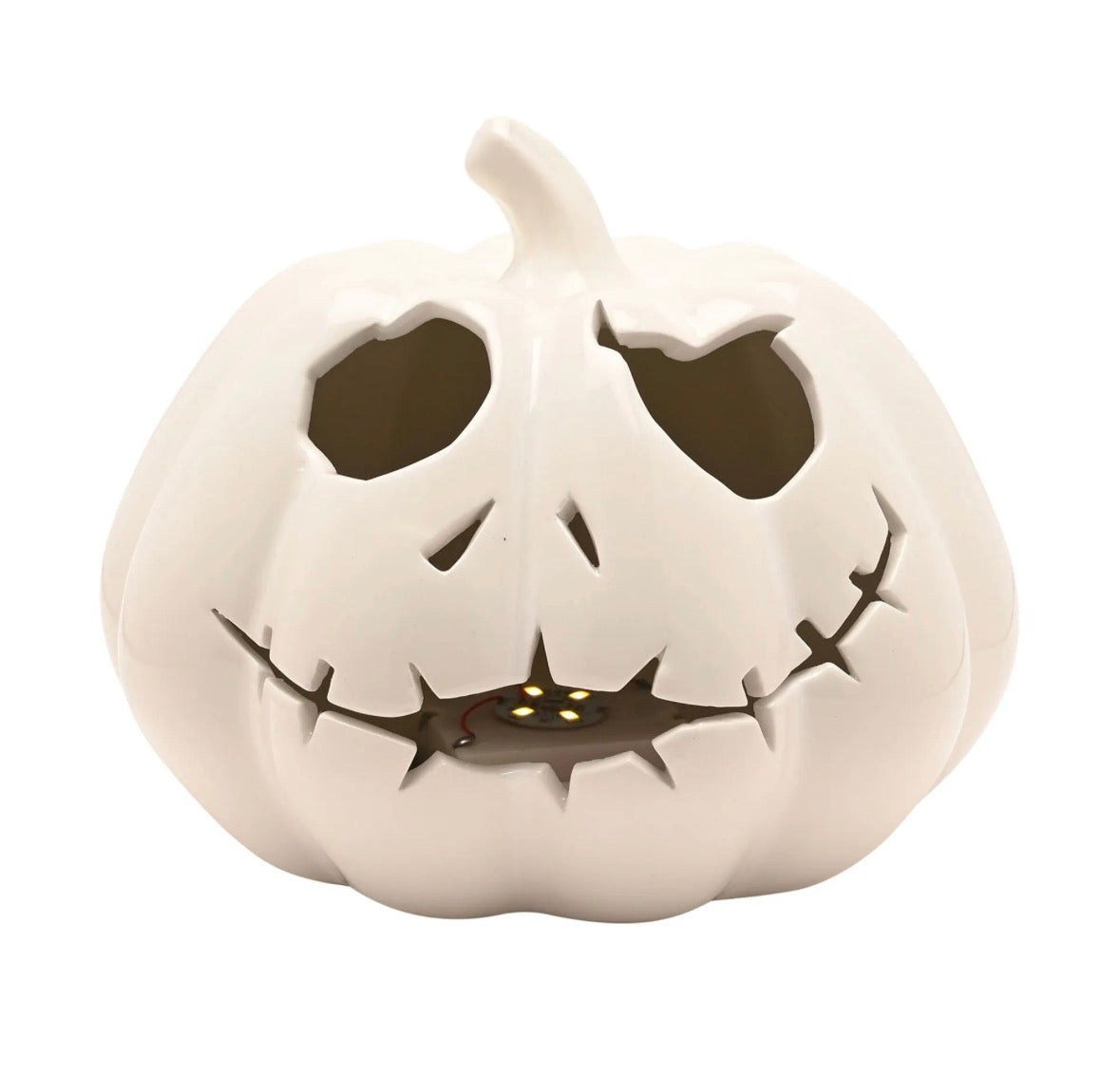 Jack Skellington Light Up decoratie in pompoenvorm voor Halloween Town, geïnspireerd op The Nightmare Before Christmas