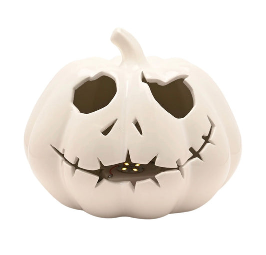 Jack Skellington Light Up decoratie in pompoenvorm voor Halloween Town, geïnspireerd op The Nightmare Before Christmas