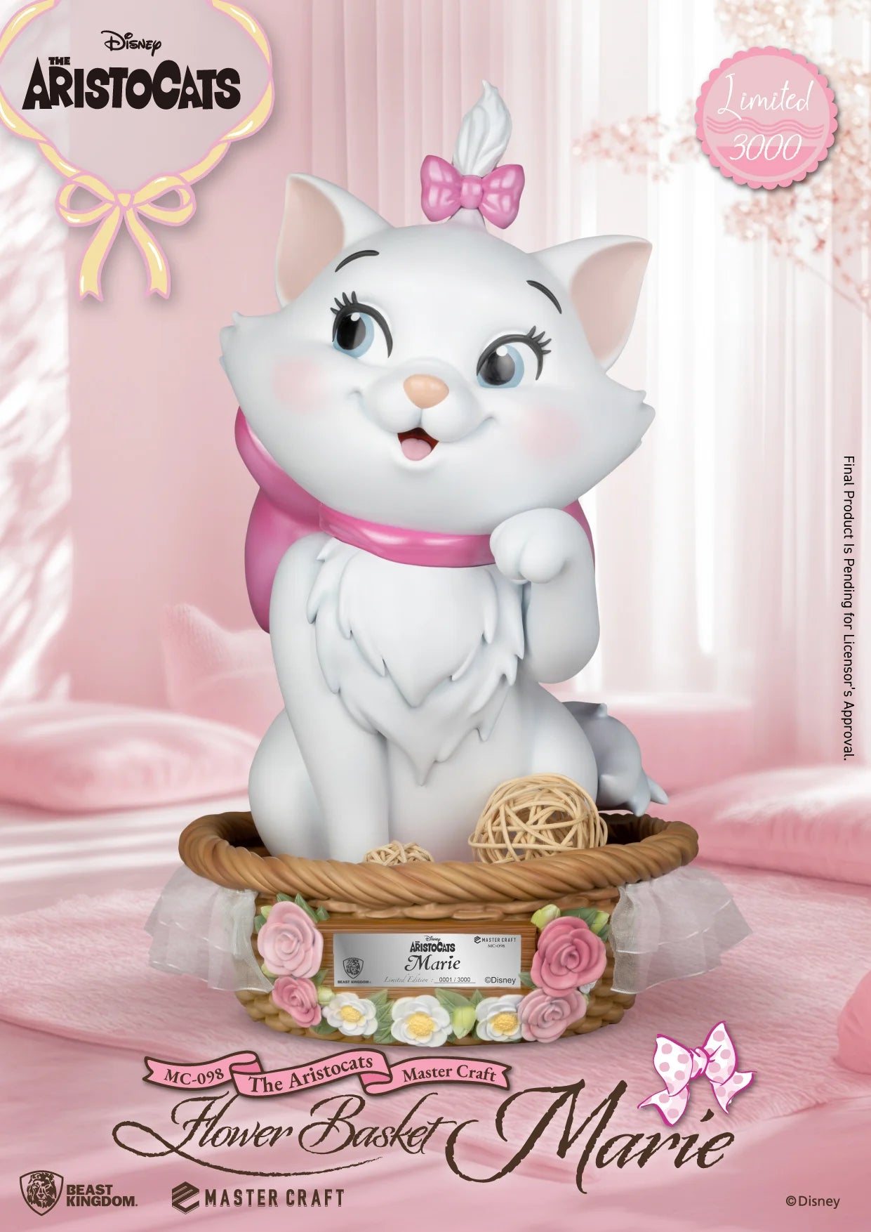 “Master Craft Marie beeld uit Disney’s The Aristocats, zeer gedetailleerd en luxe afgewerkt.”