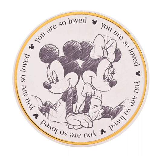 Disney Classic Collectible Mickey en Minnie Mouse Onderzetter (Pre Order)
