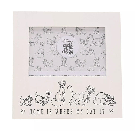 Disney Cats and Dogs Fotolijst 'Home is where my cats is' (Pre Order)