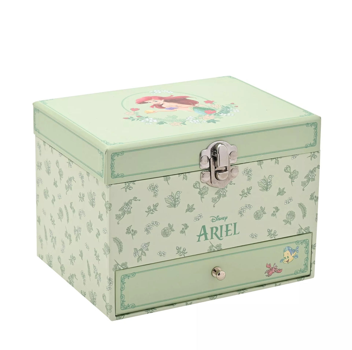 Disney Pastel Princess Ariel Music Jewelry Box