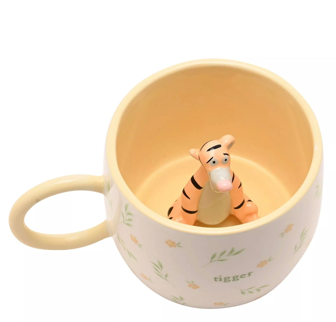 Teigetje 3D Disney mok van duurzaam keramiek met bloemendetails, perfecte koffiebeker voor koffie, thee of warme chocolademelk
