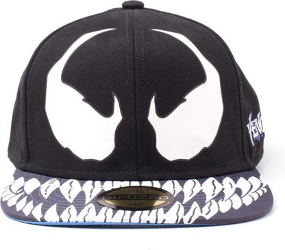 "Marvel Spider-Man Venom Baseball Cap – zwarte pet met opvallend Venom-design en verstelbare sluiting"