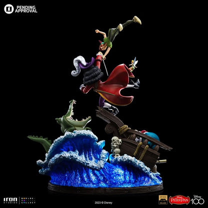 Iron Studio's Statue Peter Pan vs Hook Deluxe - Disney 100th - Art Scale 1/10 - Started With The Mouse