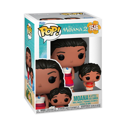 Funko PoP Moana 2 Moana and Little Sis
