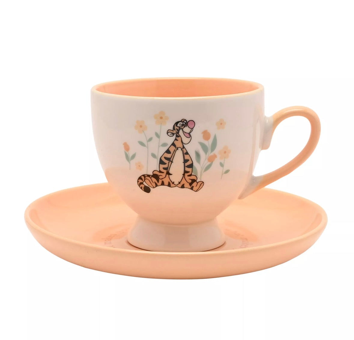 Disney Winnie de Poeh Teigetje kop en schotel – keramische theeset met Honderd Bunderbos design