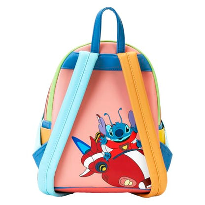 Premium Disney Loungefly mini-rugzak met verstelbare bandjes en stevige handgreep.