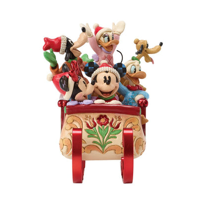 Disney Traditions Mickey & Friends ‘A Sleigh full of Joy’