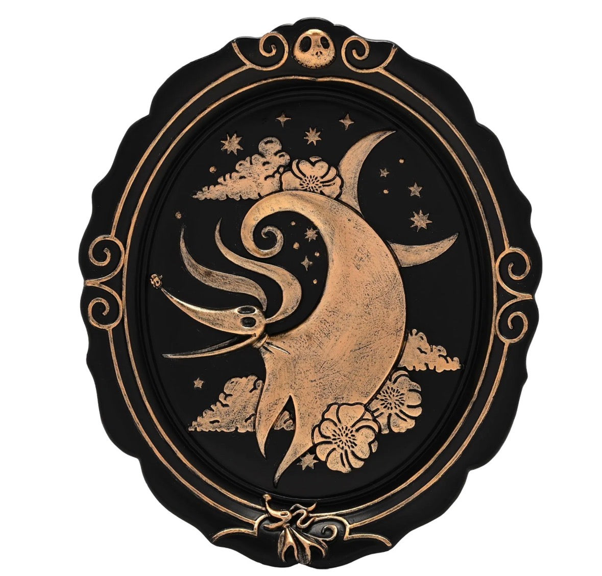 
The Nightmare Before Christmas Zero resin plaque voor gothic en alternative interieur