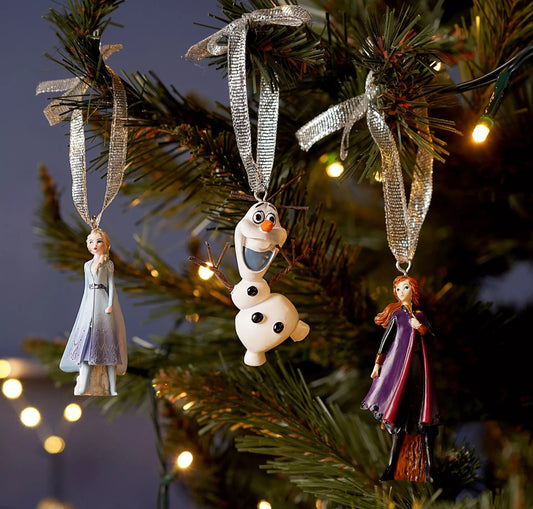 Disney set van 3 Frozen Ornamenten
