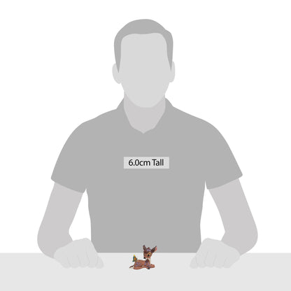 Decoratief Disney-verzamelobject van Bambi, elegant hertje met fijne vakmanschapdetails.