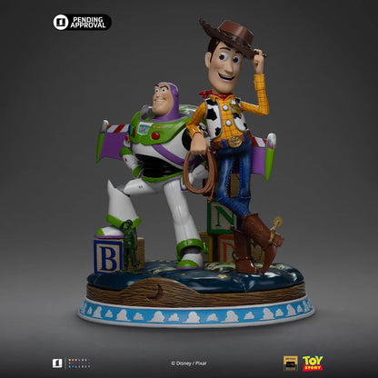 Iron Studio's Statue Buzz & Woody - Toy Story - Deluxe Art Scale 1/10 - Started With The Mouse