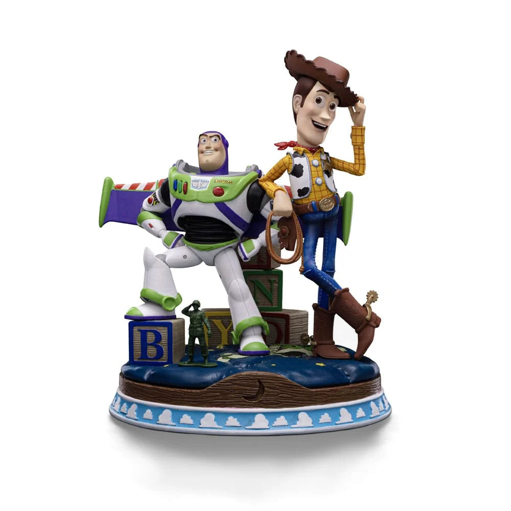 Toy Story statue van Iron Studios in schaal 1/10 – vol nostalgie en perfect voor elke Pixar-verzamelaar.