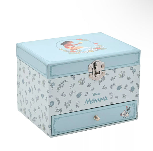 Disney Pastel Princess Moana Music Jewelry Box