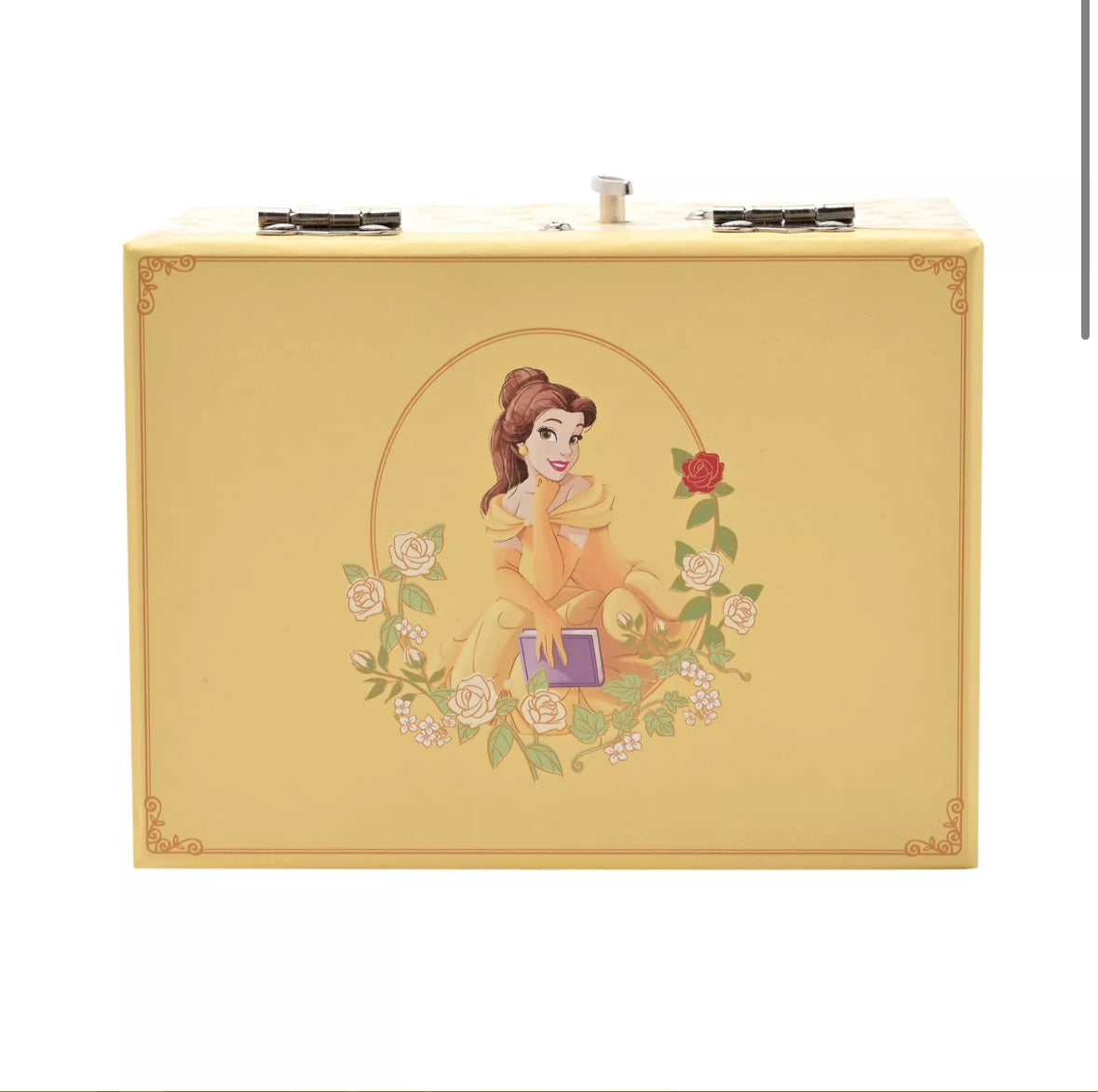 Disney Pastel Princess Belle Music Jewelry Box