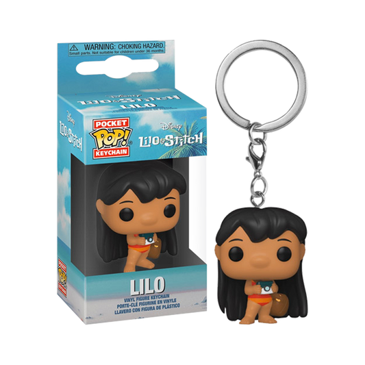 Schattige Pocket Pop Lilo Sleutelhanger met vrolijke uitstraling, perfect voor onderweg. Voeg een speels tintje toe aan je sleutelbos, rugzak of tas en laat je liefde voor Disney-karakters stralen.
