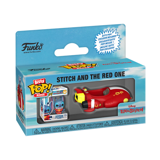 Bitty POP! Ride Stitch and the Red One miniatuurfiguren in luxe acryl displaydoos