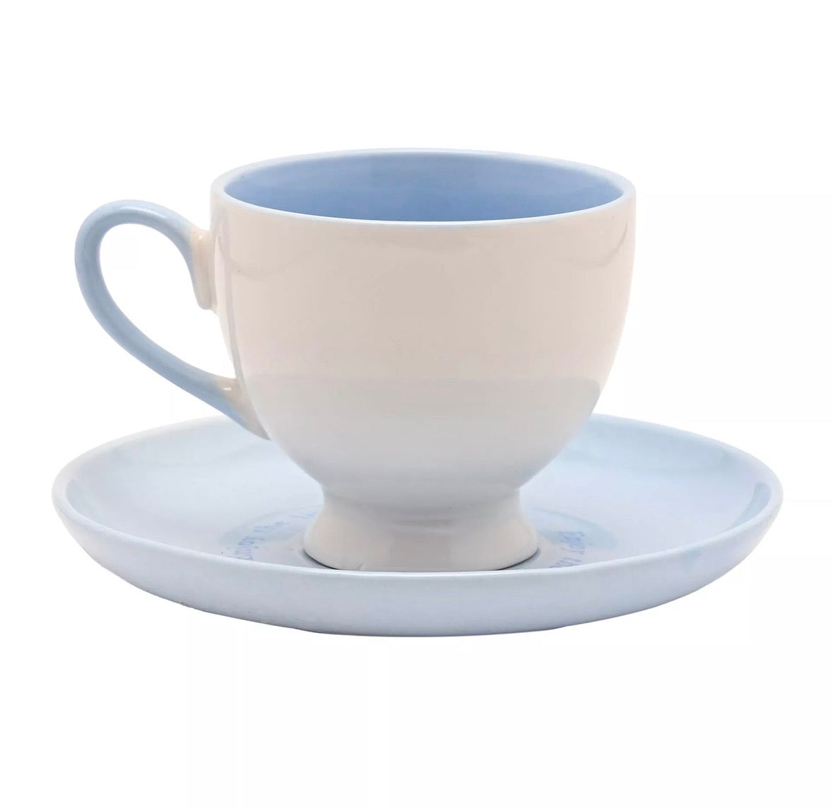 Honderd Bunderbos Eeyore theekop en bijpassende schotel – charmant en nostalgisch servies voor dagelijks gebruik