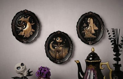 Sally wanddecoratie uit The Nightmare Before Christmas met sterren, wolken en gedetailleerd frame