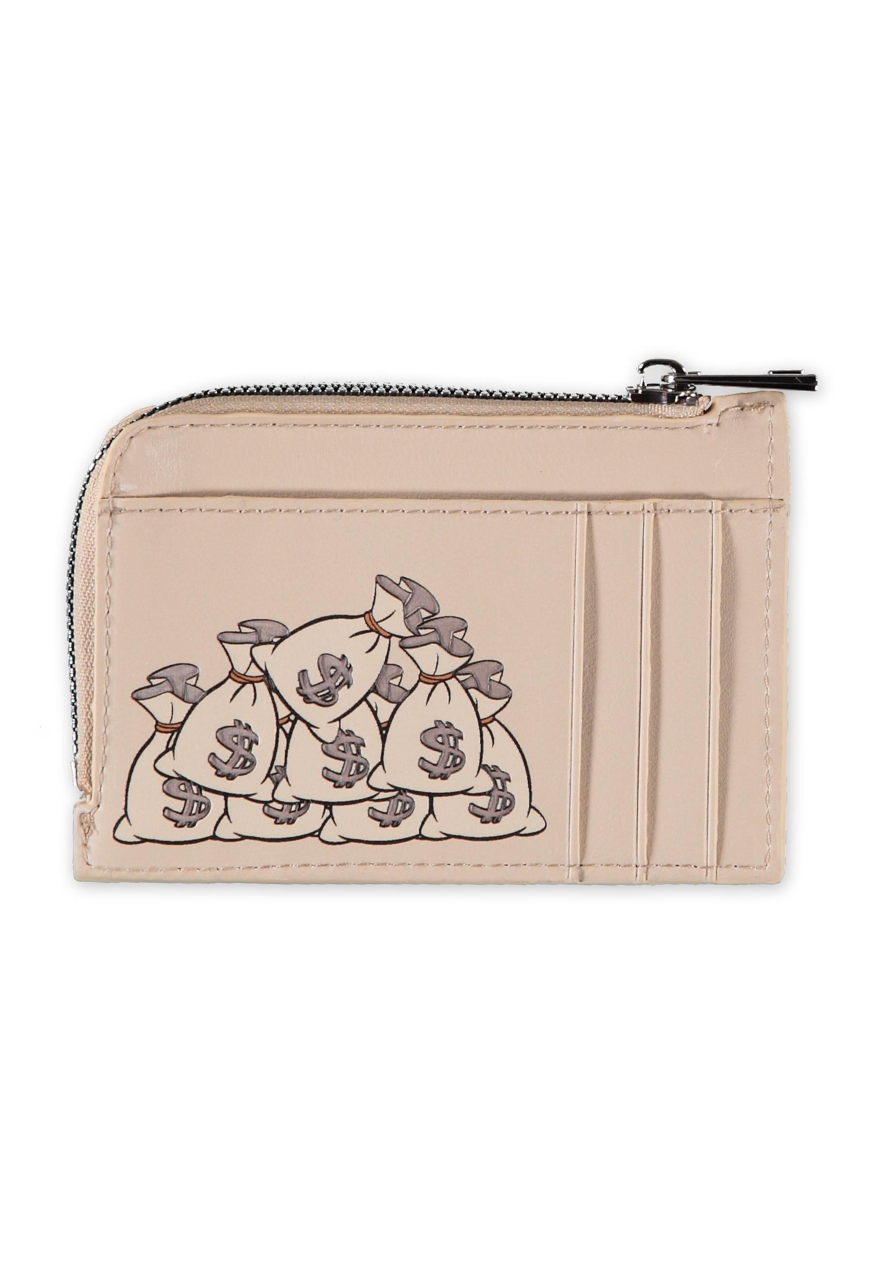 "Officieel Disney merchandise-item: speelse screenprinted en gegraveerde afbeeldingen van Dagobert Duck aan beide zijden."