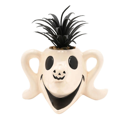 Disney The Nightmare Before Christmas plantenpot met kunstplant in de vorm van Zero.