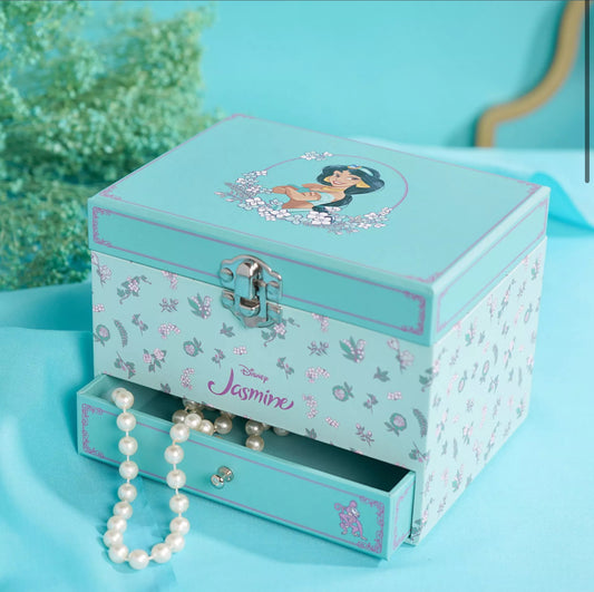 Disney Pastel Princess Jasmine Music Jewelry Box