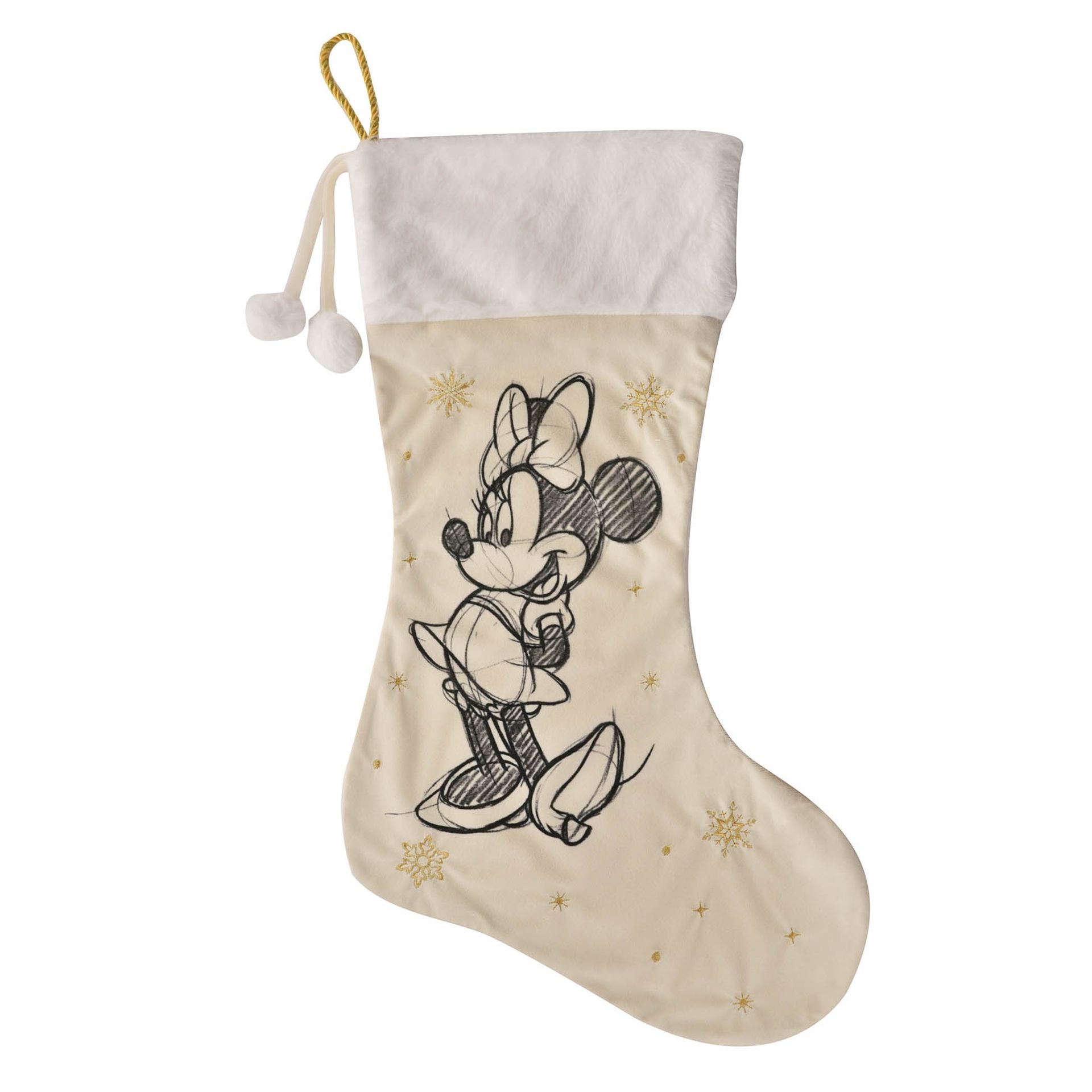 Disney Minnie Mouse Fluwelen Kerstsok - [shop_namen] - [product-type] 