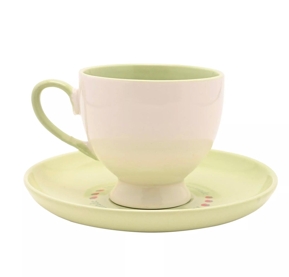 Honderd Bunderbos Winnie de Poeh theekop en bijpassende schotel – charmant en speels servies voor dagelijks gebruik