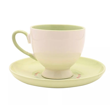 Honderd Bunderbos Winnie de Poeh theekop en bijpassende schotel – charmant en speels servies voor dagelijks gebruik