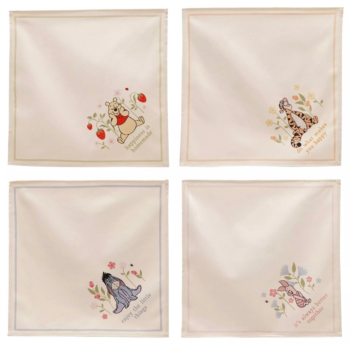 Disney Winnie de Poeh servetten – vrolijke tafelaccessoires met Honderd Bunderbos personages