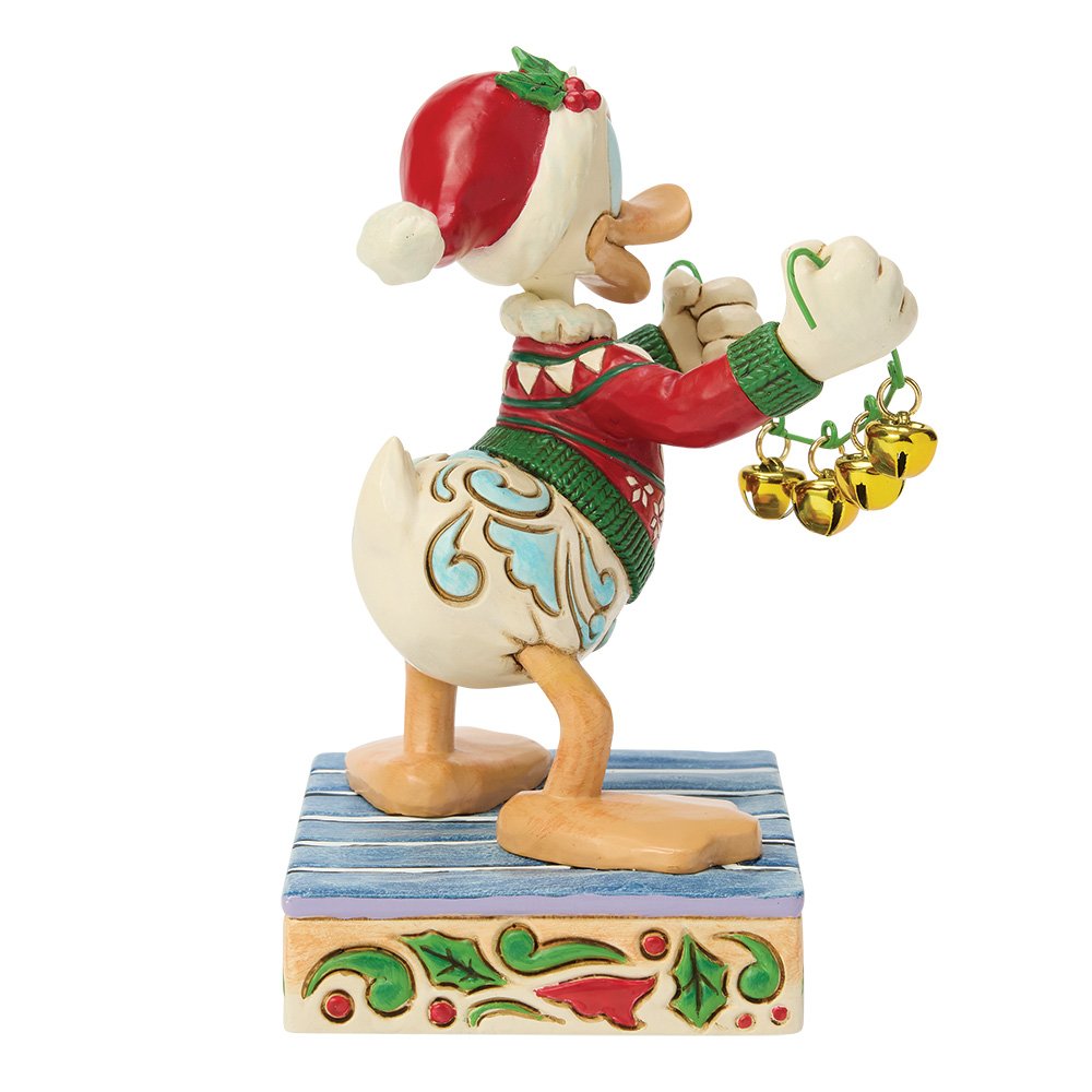 Voor Disney-verzamelaars is dit Holiday Jingle ‘Donald with Bells’ beeldje een must-have. Compact, charmant en perfect als uniek kerstdecoratie- of verzamelobject.