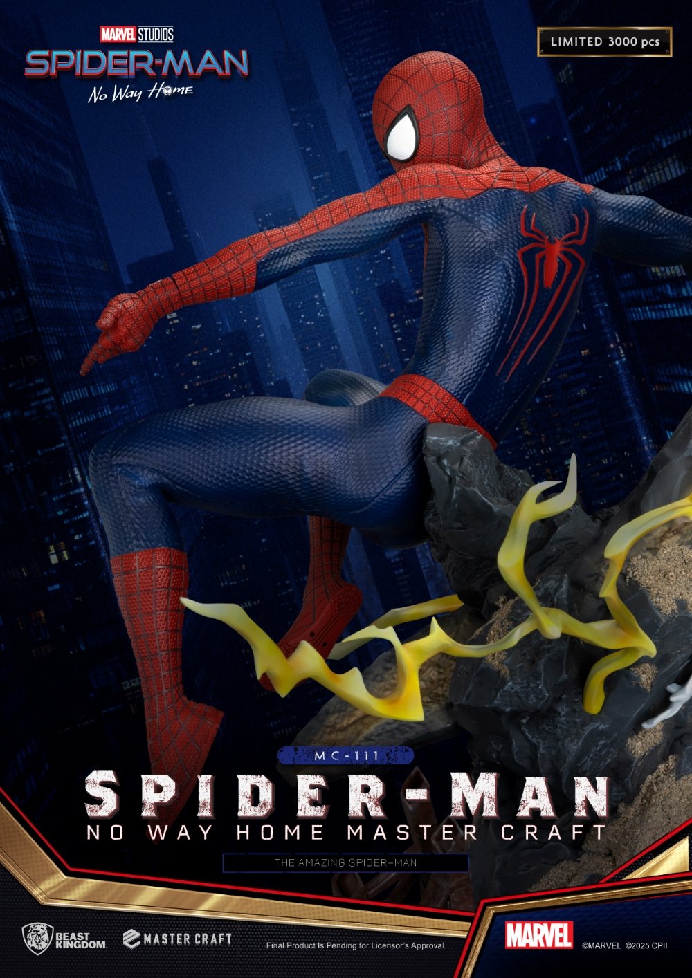 Limited edition Spider-Man beeld – Andrew Garfield’s Spider-Man, wereldwijd slechts 3000 stuks