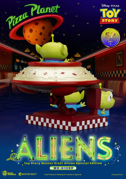 “Gelimiteerd Toy Story Aliens beeld, Master Craft Special Edition, perfect voor Disney-verzamelaars.”