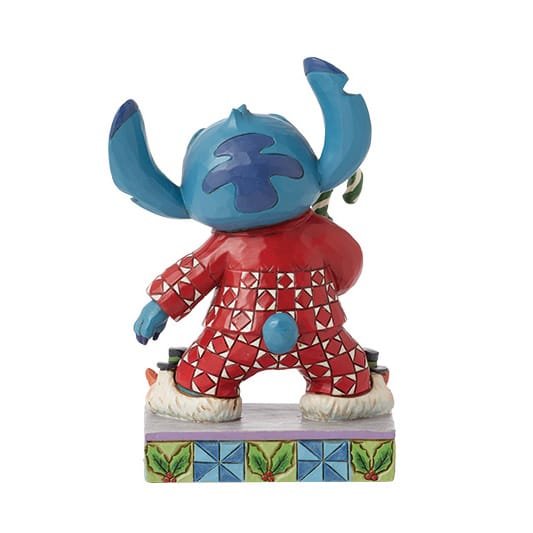 Stitch in kerstsfeer met feestelijke pyjama, perfect als cadeau of voor je Disney-collectie.